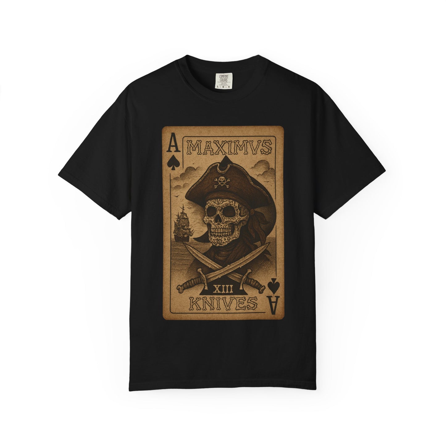 Pirate Tshirt - Unisex Garment-Dyed
