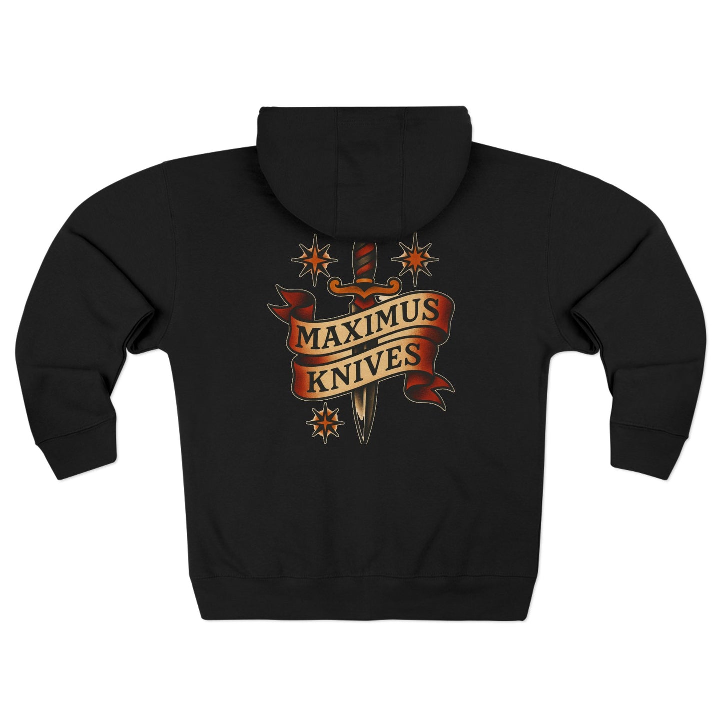 Maximus Knives Dagger Hoodie, Perfect for Casual Outfits, Unique Gift for Men, Streetwear Style, Great for Events