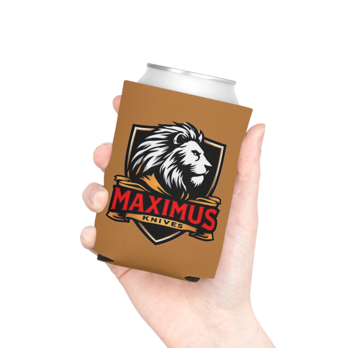 Can Cooler - Maximus Knives Lion Design