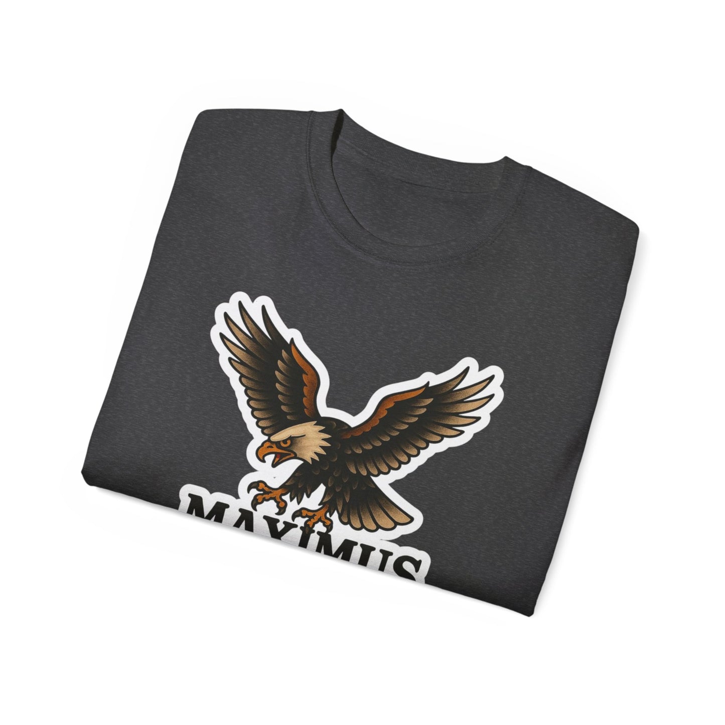 Maximus Knives Eagle Graphic Tee, Unisex Cotton T-Shirt, Perfect Gift for Knife Enthusiasts, Vintage Style Shirt