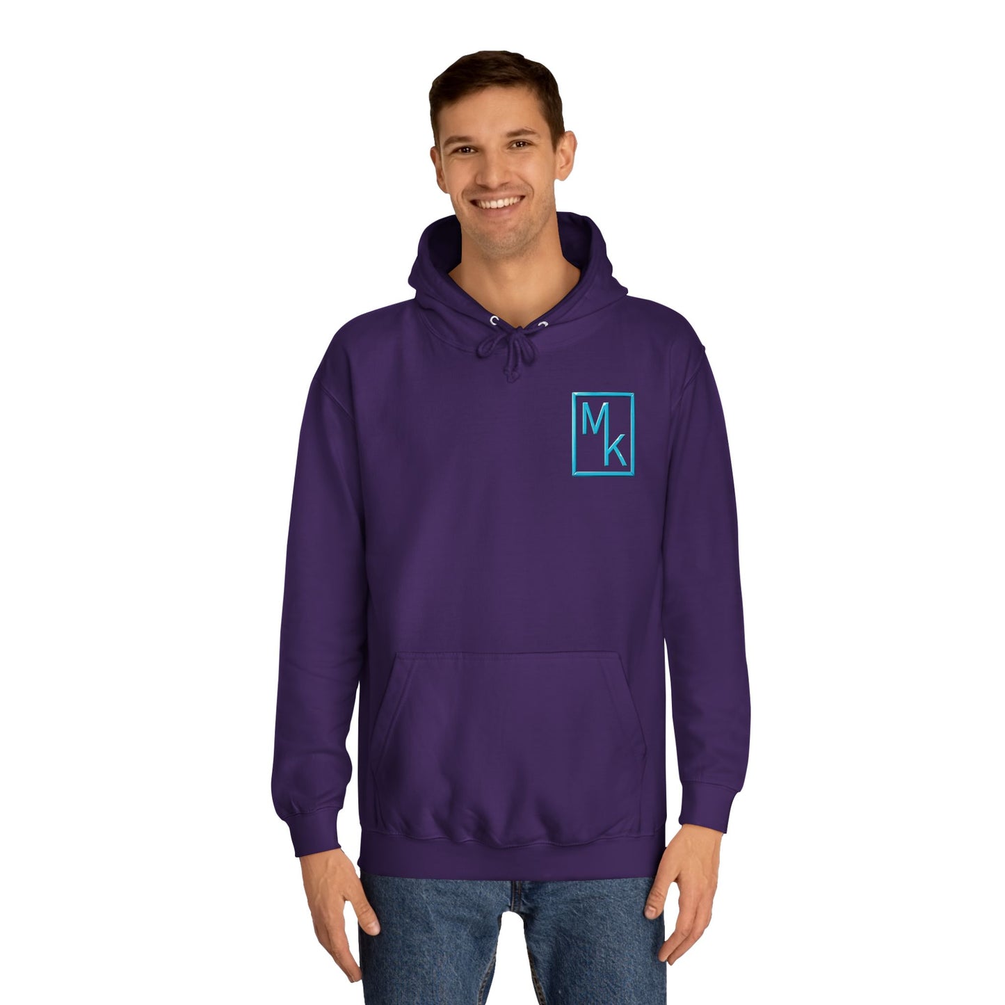 College Hoodie with 'Maximus Knives' Back Graphic & MK Chest Logo