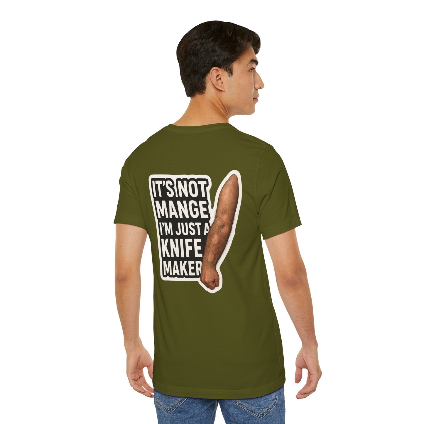 Its Not Mange Tee, Unisex Jersey Shirt for Craftsmen, Gift for Foodies, Unique Hobby Shirt, Humor Apparel