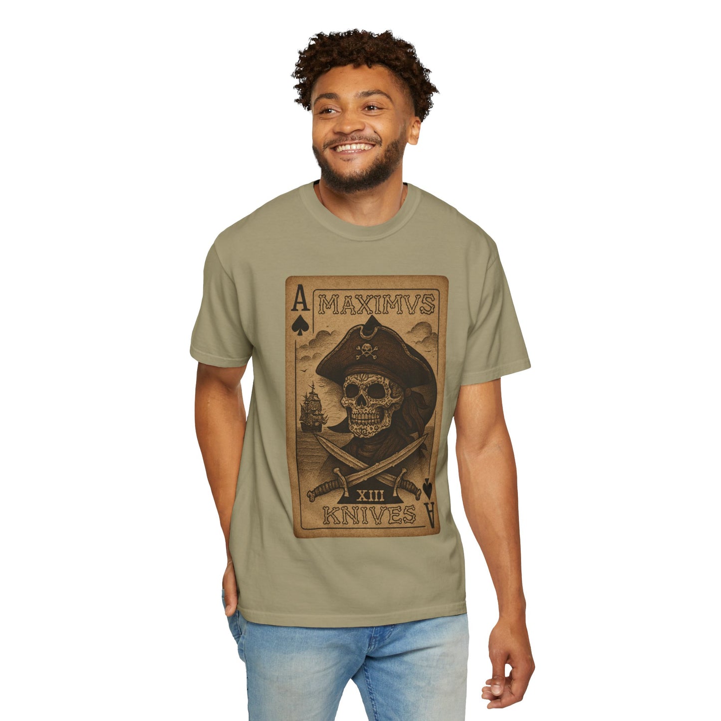 Pirate Tshirt - Unisex Garment-Dyed