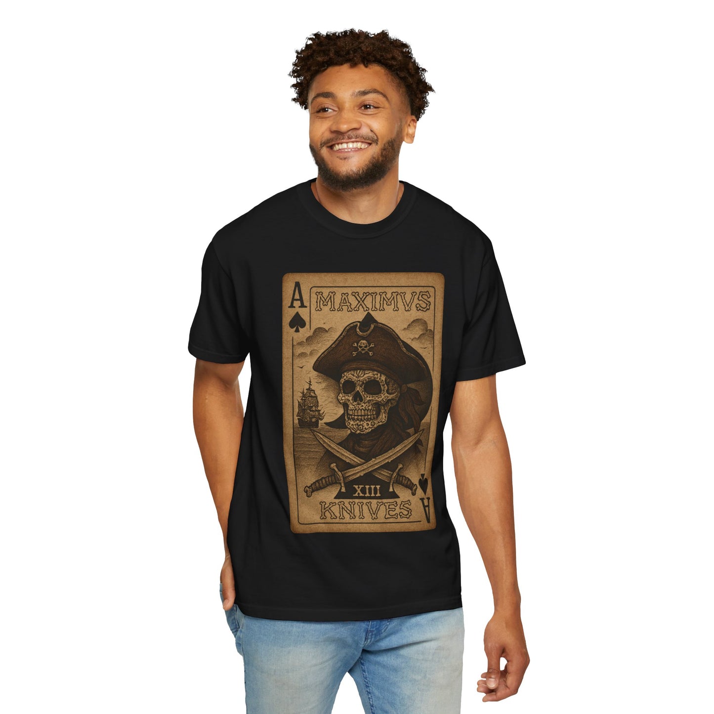 Pirate Tshirt - Unisex Garment-Dyed