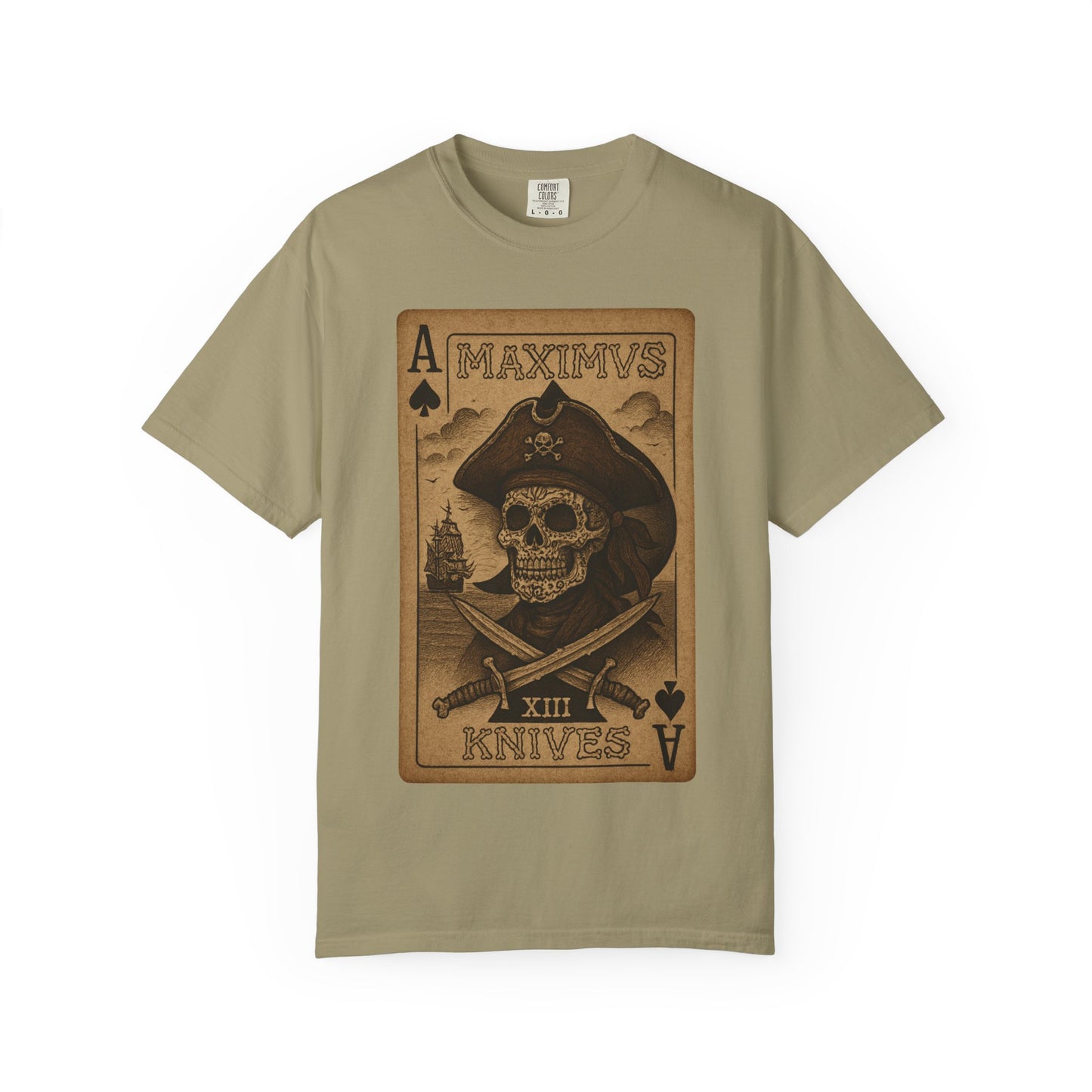 Pirate Tshirt - Unisex Garment-Dyed